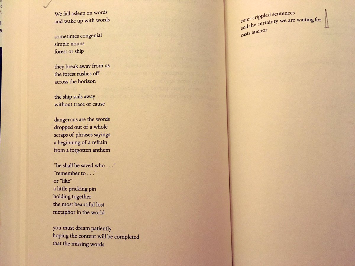 Herbert Zbigniew. Untitled from, ‘Inscription: In memory of my father’. (1969).
TS Eliot on this same struggle with words: “a raid on the inarticulate with shabby equipment always deteriorating in the general imprecision of feeling” #poetry
