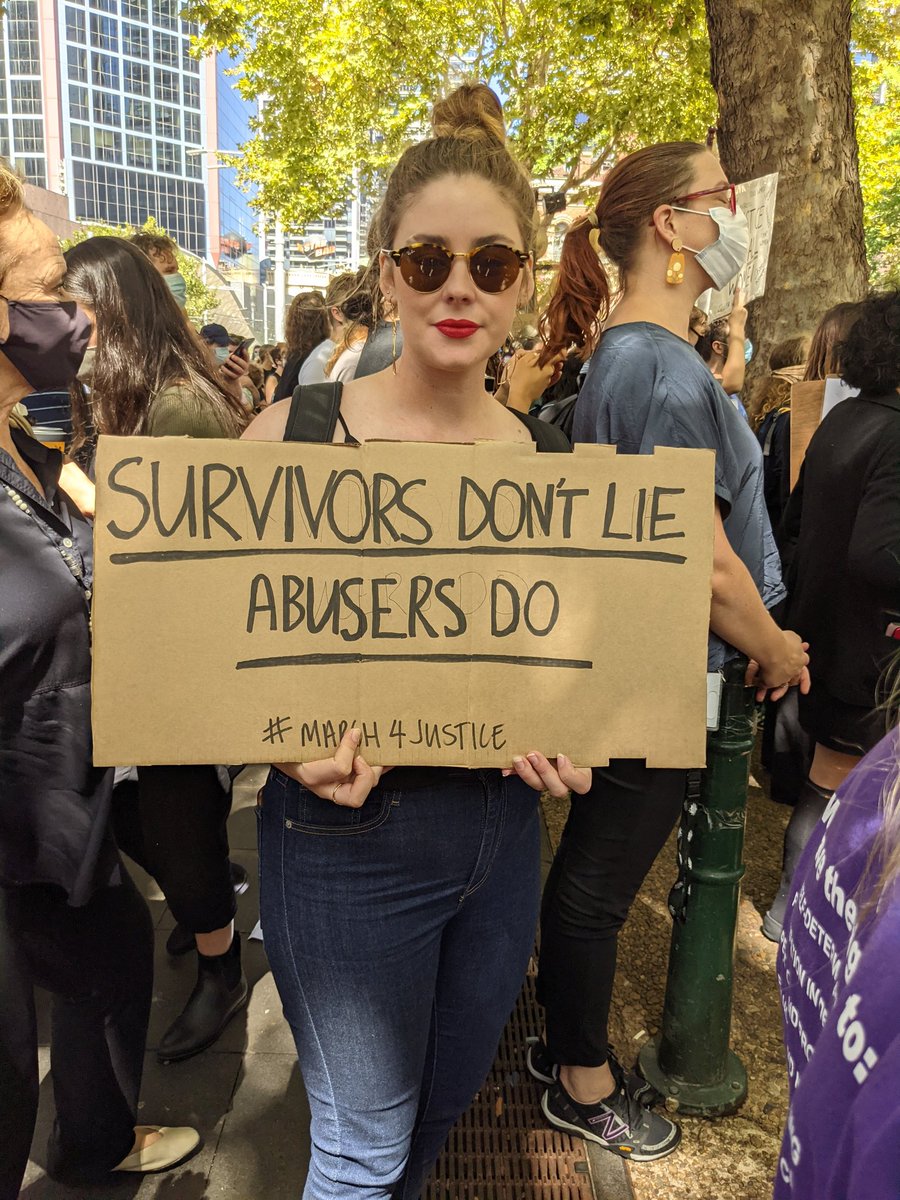 hannahcmoreno's tweet photo. I will never, ever stop screaming this. #enoughisenough #March4Justice https://t.co/nqKh3n05Bs