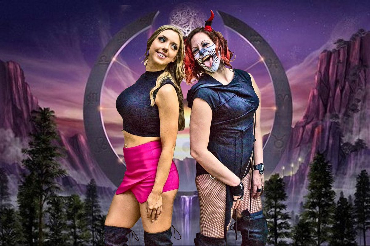 Karma_Kills_836's tweet photo. @FiteTV The answer will always be 2 😀
@AllieWrestling and @WeAreRosemary @DemonxBunny
#fight4ever #fight2gether https://t.co/JxpyxGtVei