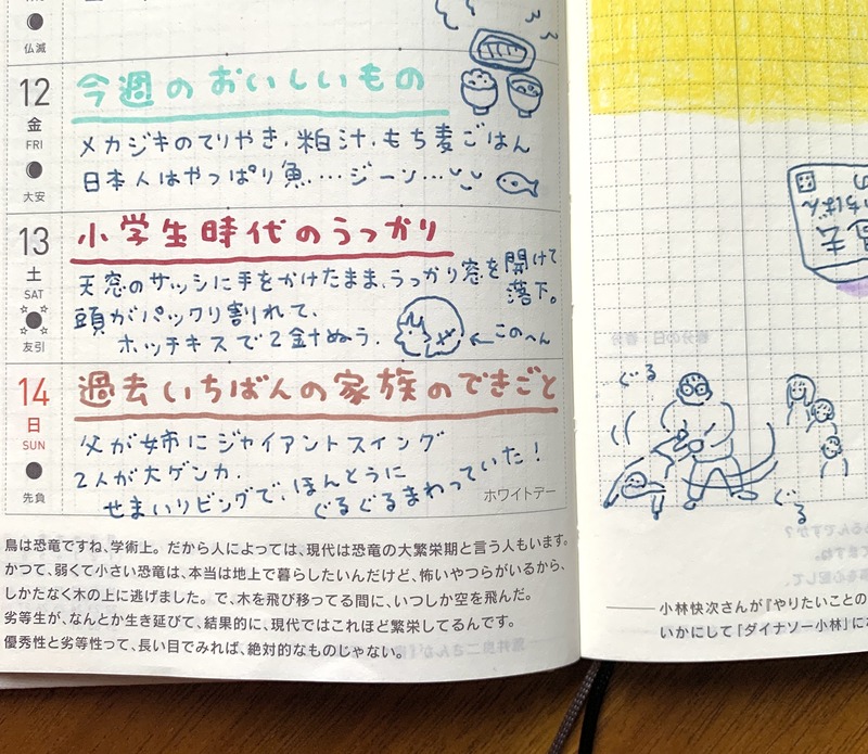 ほぼ日手帳公式 21年4月はじまり版 販売中 きょうのおダイっス Vol 11 ほぼ日手帳チームのあんねんは 日記 のおダイっス を使って Weeksに1週間まいにち日記を書いてみました ひとこと日記は気軽に続けられるからおすすめっス T ほぼ日手帳公式 21年4月はじまり版 販売中 きょうのおダイっス Vol 11 ほぼ日手帳チームのあんねんは 日記 のおダイっス を使って Weeksに1週間まいにち日記を書いてみました ひとこと日記は気軽に続けられるからおすすめっス T