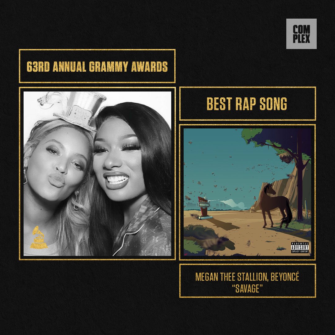 ComplexMusic's tweet image. BEST RAP SONG @theestallion x @Beyonce 🔥🎶 #GRAMMYs