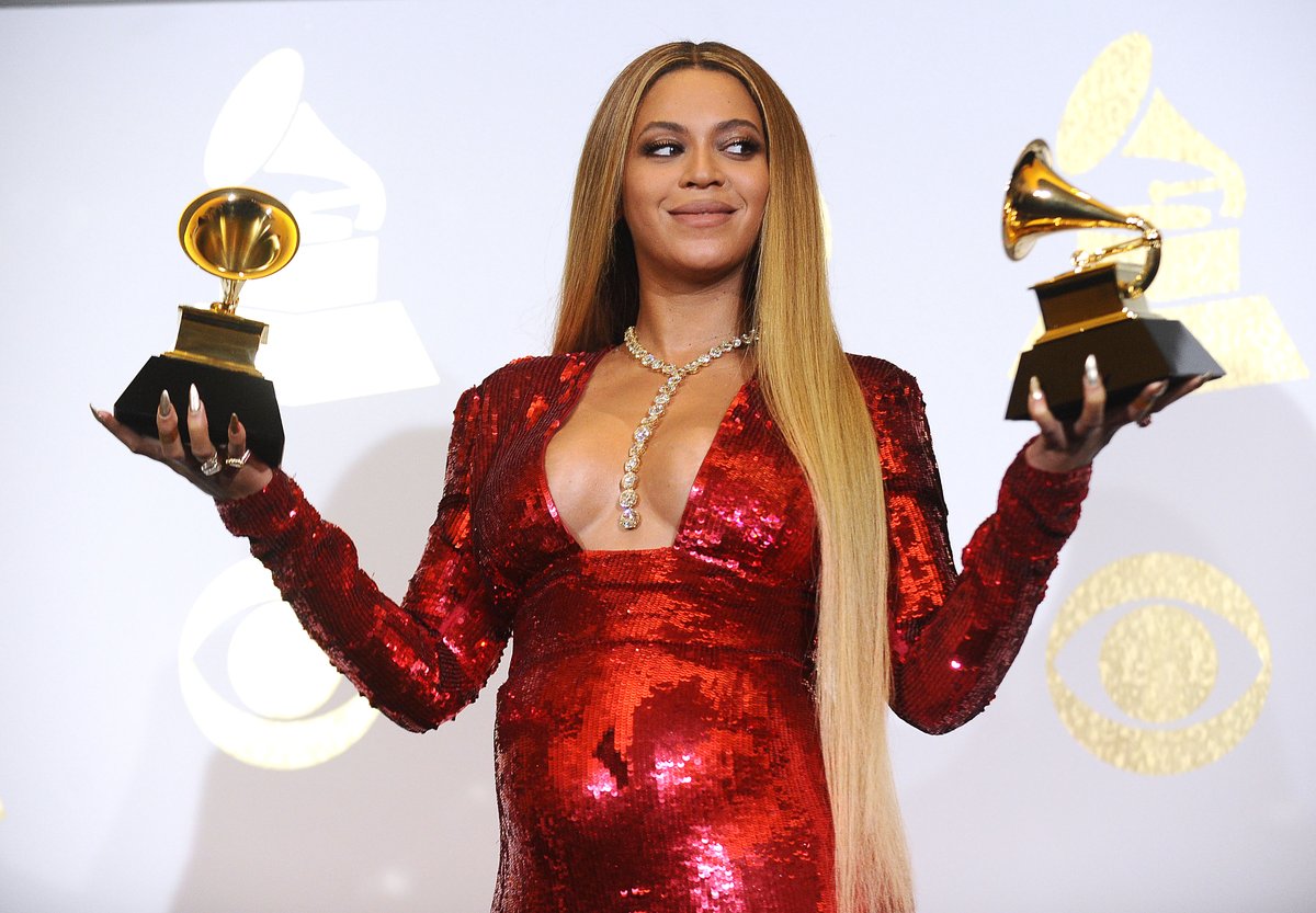 Beyonce has just tied the all-time record for most #GRAMMYs wins ever by a female artist and by any singer male or female 👏