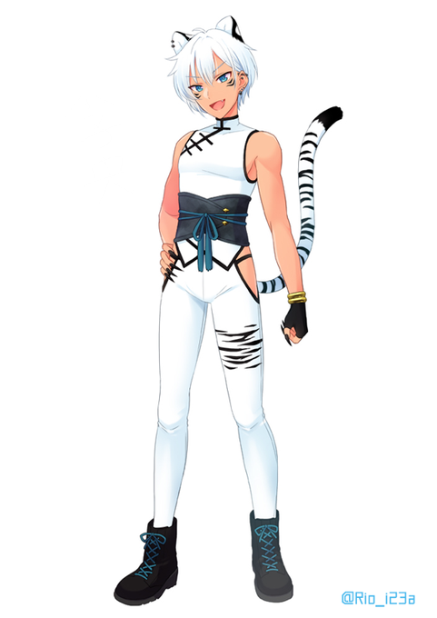 うちのこレオくん🤍
#ホワイトデーは銀髪白髪を愛でる日 