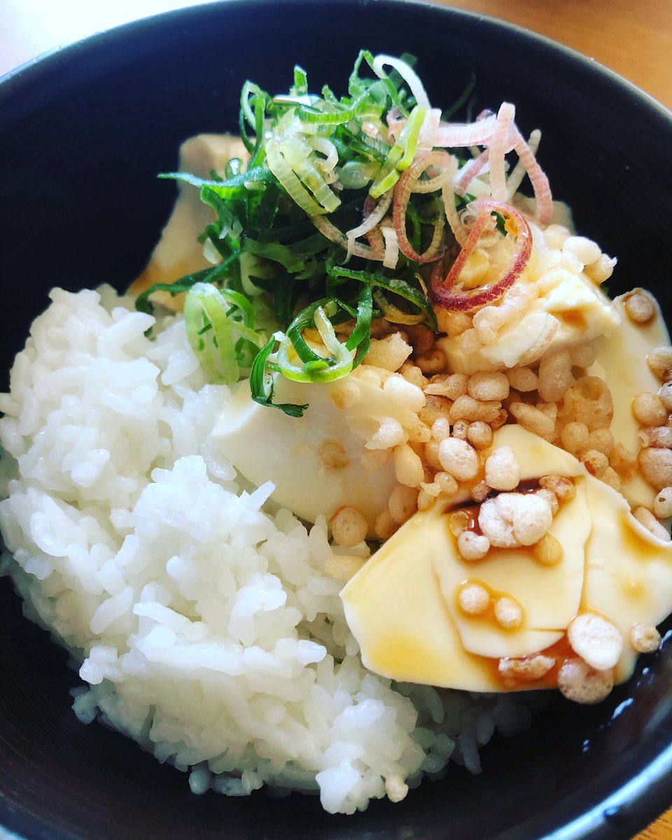 Tetsuya たぬき奴丼 昼ごはん 簡単レシピ 豆腐