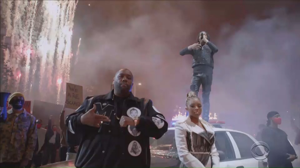 Variety's tweet image. Lil Baby performs "The Bigger Picture" at the #Grammys bit.ly/38DS4hX