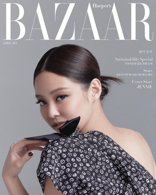 MYJENNIE_TH's tweet photo. [IG] 200315 harpersbazaarkorea updated : 

เจนนี่บนนิตยสาร BAZAAR ฉบับเดือนเมษายน 2021 

'เจนนี่กับลุคใหม่จาก Chanel กับความสวยงามที่น่าหลงใหล

https://t.co/mSXgHd7XuE

#BLACKPINK #JENNIE https://t.co/IcxdAuxstx
