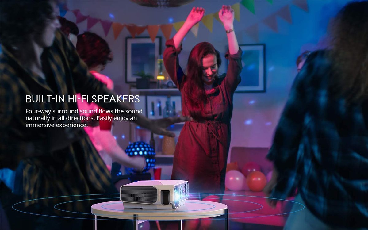 COOAU_Official's tweet photo. A home party on Sunday night is the best for the end of the weekend!🤩

Play music videos with a Cooau projector.🎶 Experience the surrounding audio sounds that flow all around you and feel it with your body waving and shaking.👯‍♂️ 

🔗https://t.co/JSlqaQlxIF https://t.co/cpmLHErX2Q