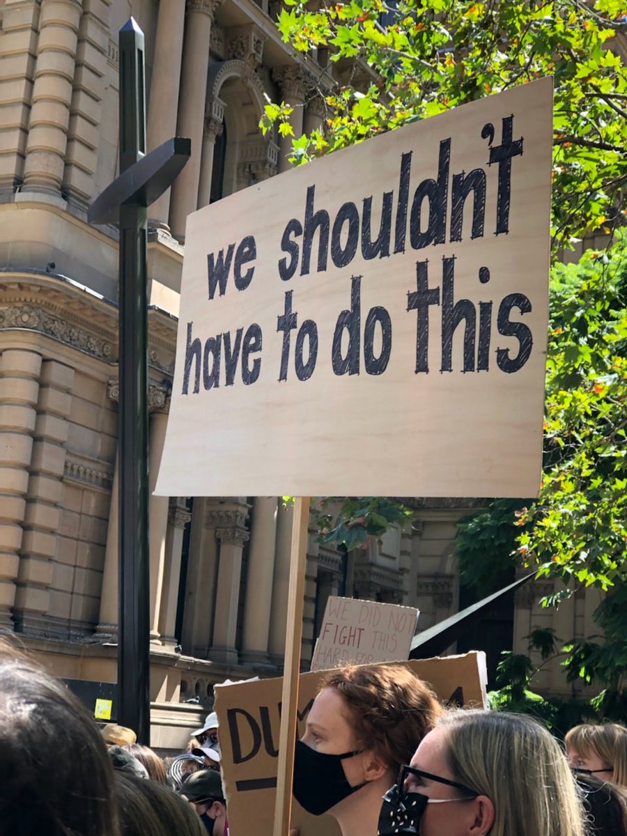 Proud to stand alongside thousands in Sydney’s #march4women all determined to create change ⁦@sunriseoz⁩ ⁦@amnestyOz⁩ women’s rights are human rights