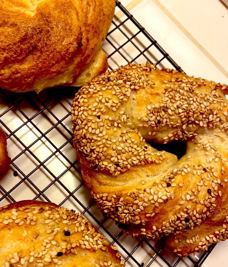 NOTA BENE: This is a pretty involved project/recipe, that needs a lot of technique and practice to get right. Lots of you have sent pictures of super beautiful bagels and I’m not here to gainsay your skills and recipes. Last time I’ll say it but the goal is a history experiment!