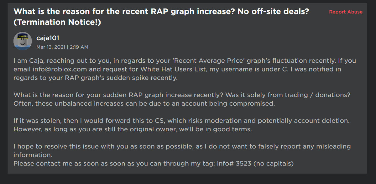 Attention all Roblox Players Retweet this out so we can expose these posers. DO NOT REPLY TO THESE MESSAGES THEY WILL STEAL YOUR STUFF. <a href="/Roblox/">Roblox</a>