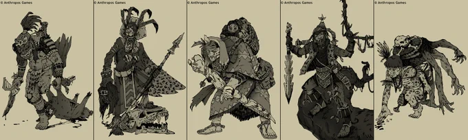 Got picked up by Anthropos Games to create character designs for their project ? This was amazing to work on!

All images © Anthropos Games 