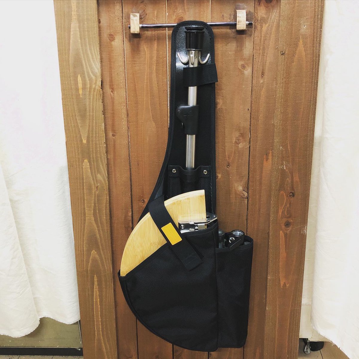 OutdoorSpoon's tweet photo. #sasutable 専用バッグ試作ver.3完成しました。
使いやすさ最優先で改良を続けています。
今週中には天板の量産前試作立ち会い予定です。 https://t.co/ZAWSoRmFwy