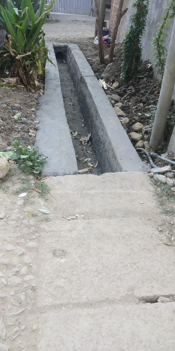 Completed the construction of drain at Keishamthong Maning Longjam Leikai within Keishamthong A.C.