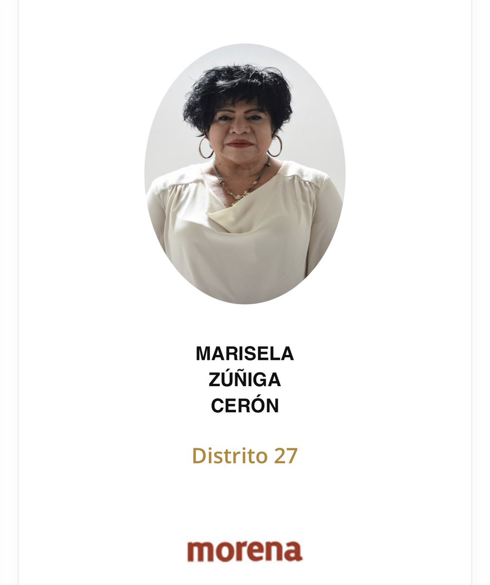 CapitalMX_'s tweet image. #EnterateCDMX

@PartidoMorenaMX autoriza la reelección de Leticia Varela en distrito 26 #Coyoacán; Marisela Zuñiga 27 #Iztapalapa; Lourdes Paz 11 #VC e #Iztacalco + capital-cdmx.org