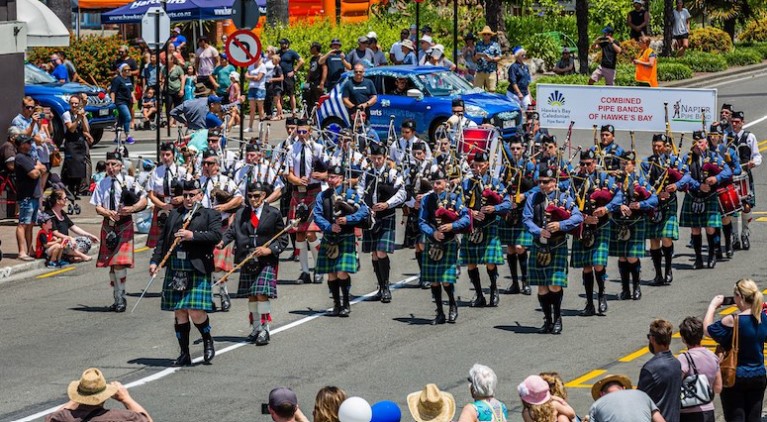 Get set for "The Nationals" - NZ Pipe Band Championships - in Hastings and Napier, Fri &amp; Sat, 19-20 March. Piping, drumming, mace flourishing, massed bands  - and the Scots in Spirit stand! - at the Hastings Mitre 19 Sports Park, plus the Street March in the Napier CBD on Friday.