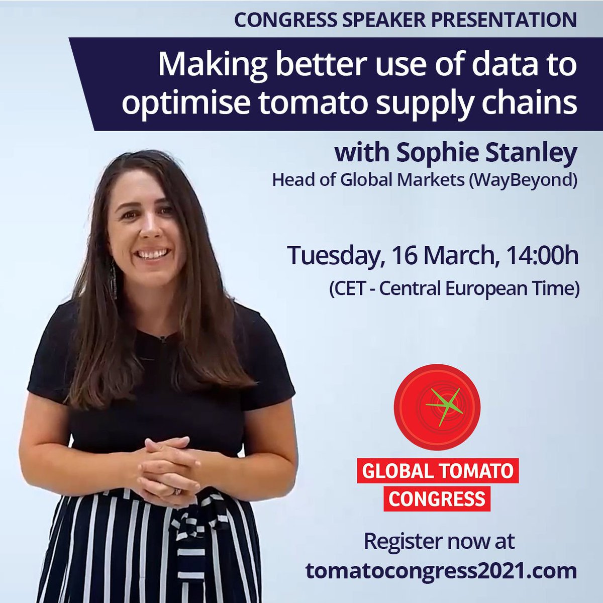 This is 😎 . Our Partner <a href="/WayBeyond_io/">WayBeyond</a> representing at the Global Tomato Congress  FREE REGISTRATION - hubs.ly/H0JcSND0

#tomatoes #agtech #innovation #horticulture #greenhouses #futureoffood #leadingtheway #supplychain