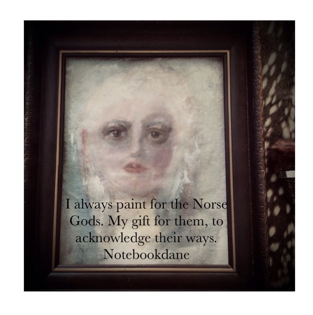 danishboots's tweet photo. Oil paintings take quite a few months to finish. This one will be varnished soon enough. #painter Sized and primed using old traditional methods.
Every #oilpainting I create is an offering from my heart for the #Vikings of the past, and the #Norse ways. Don’t waste your talents. https://t.co/c2zRaejl36