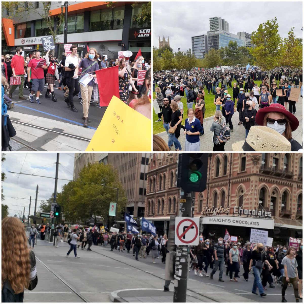 #Adelaide @womensmarchaus   LOUD and damn proud. #March4Justiceau #auspol #EnoughisEnougth