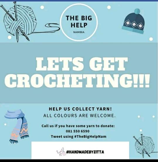 big_help_nam's tweet photo. We received our first donation of yarn, special thank you to Samuel for the generous donation. HandmadebyZitta will get started on creating some amazing items for the kids! 💛 https://t.co/I9acxA9pe4