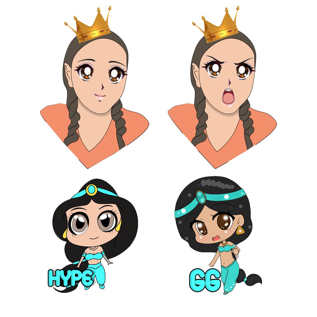 Need Emotes and badges? In reasonable price Dm me:) @BlazedRTs #gamergirl #logo #emotes @sgh_rts @sme_rt #Graphicdesigner #gfx #twitchstreamer #twitchaffiliate #SupportSmallStreamers #SmallStreamerCommunity #SmallStreamersConnect