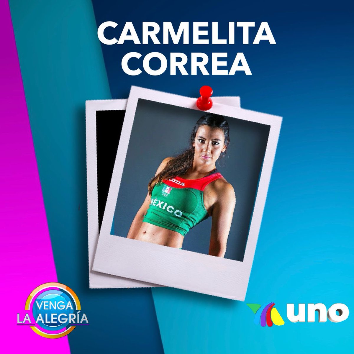 VengaLaAlegria's tweet photo. ¡Este lunes, @karmelacorrea nos visita en el foro de #VLA! 🙌🏻🎉🎊🔴
¡No te la pierdas mañana a las 8:55 AM por @aztecauno! 📺 https://t.co/HtKd6H0KQC