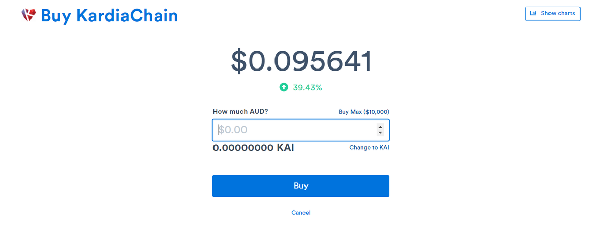 KaiDotNow's tweet photo. Coinspot @coinspot - Australia's most trusted crypto exchange since 2013 listed $KAI Native token.
What a G'day!
#Kardiachain #fiat #newlistings $AUD #btc #ETH https://t.co/ENJF8R00am