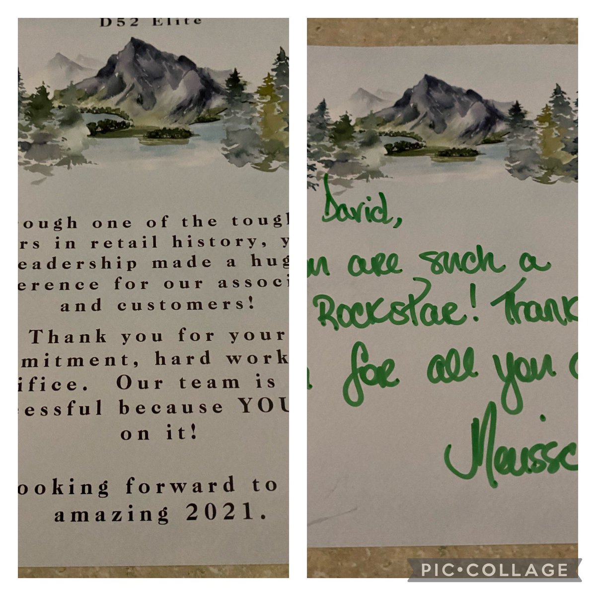 After a looong and busy weekend it was so nice to come home and find this. Love working for a company and leaders who appreciate and drive you to success. #bringon2021 #D52Elite💎 #Thanksforallyoudoforus <a href="/AkinsMel/">Mel Akins</a> <a href="/BlankenshipSB/">Shawn Blankenship</a> <a href="/ErnestD52/">Ernest Knight</a> <a href="/8964THD/">Brenda Glover Home Depot #8964</a>