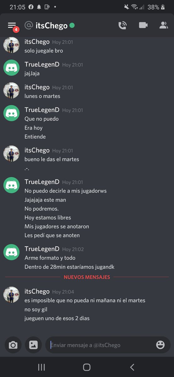 Hoy queremos hacer un reclamo en la @AmazonicLeague 
Contexto: 
*Cinthia y yo acordamos partido para hoy a las 9.30 Perú ; ella acepto normal horas después mientras estaba cenando al rededor de las 8 me dice que se confundió y que el partido será otro día ya y que tenían otro...