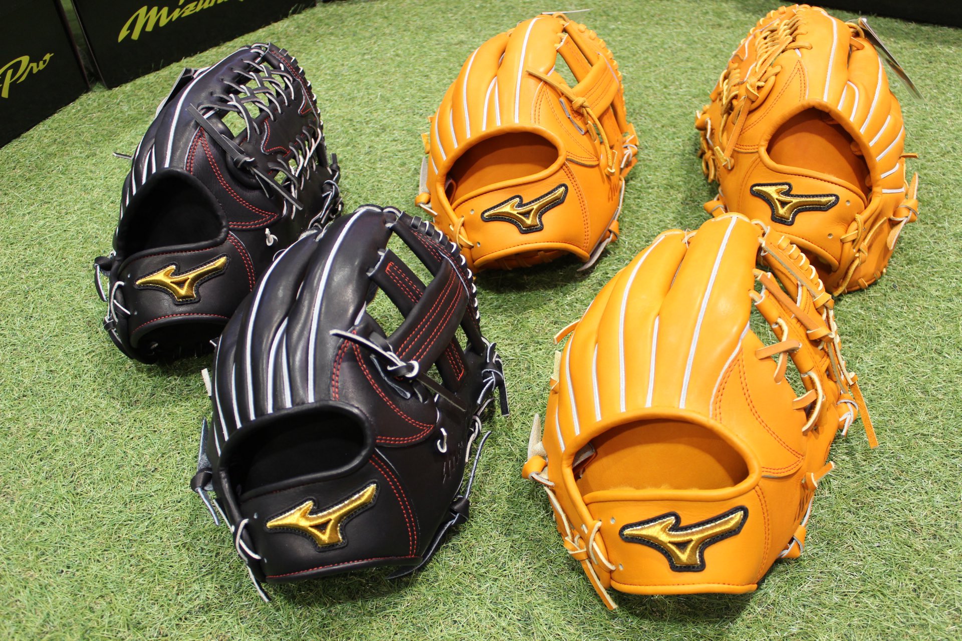 ミズノプロ　MM型　硬式　テネイシャスプロエリートレザー　　マリオオリジナル ミズノプロ MM型 硬式 テネイシャスプロエリートレザー マリオ