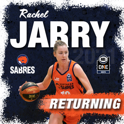 PLAYER SIGNING

Our NBL1 Women are pleased to announce the return of Rachel Jarry for the 2021 season. 

Rachel averaged 19.6pts and 8.7rbs for the Sabres in 2019 and recently won the WNBL Championship with the Southside Flyers. 

#SabreNation