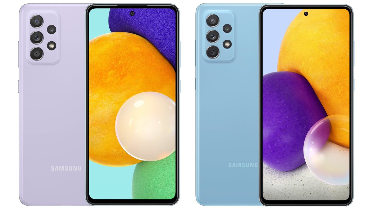 ishanagarwal24's tweet photo. Samsung Galaxy A52 &amp; A72 India Prices!

Galaxy A52 (4G):
6/128GB- ₹26,499
8/128GB- ₹27,999

Galaxy A72 (4G):
8/128GB- ₹34,499
8/256GB- ₹37,999

Both come with a 90hz AMOLED Display &amp; Snapdragon 720G. Galaxy A52 5G might not launch in India. Thoughts?

#SamsungUnpacked https://t.co/wkOIbQXwWC
