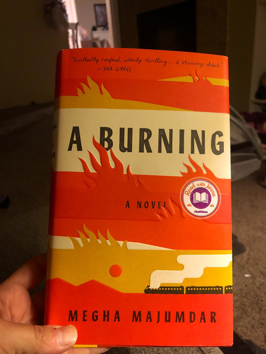 Book 30: The Burning by  @MeghaMaj. A gut punch for sure. Once again obsessed with cover art.
