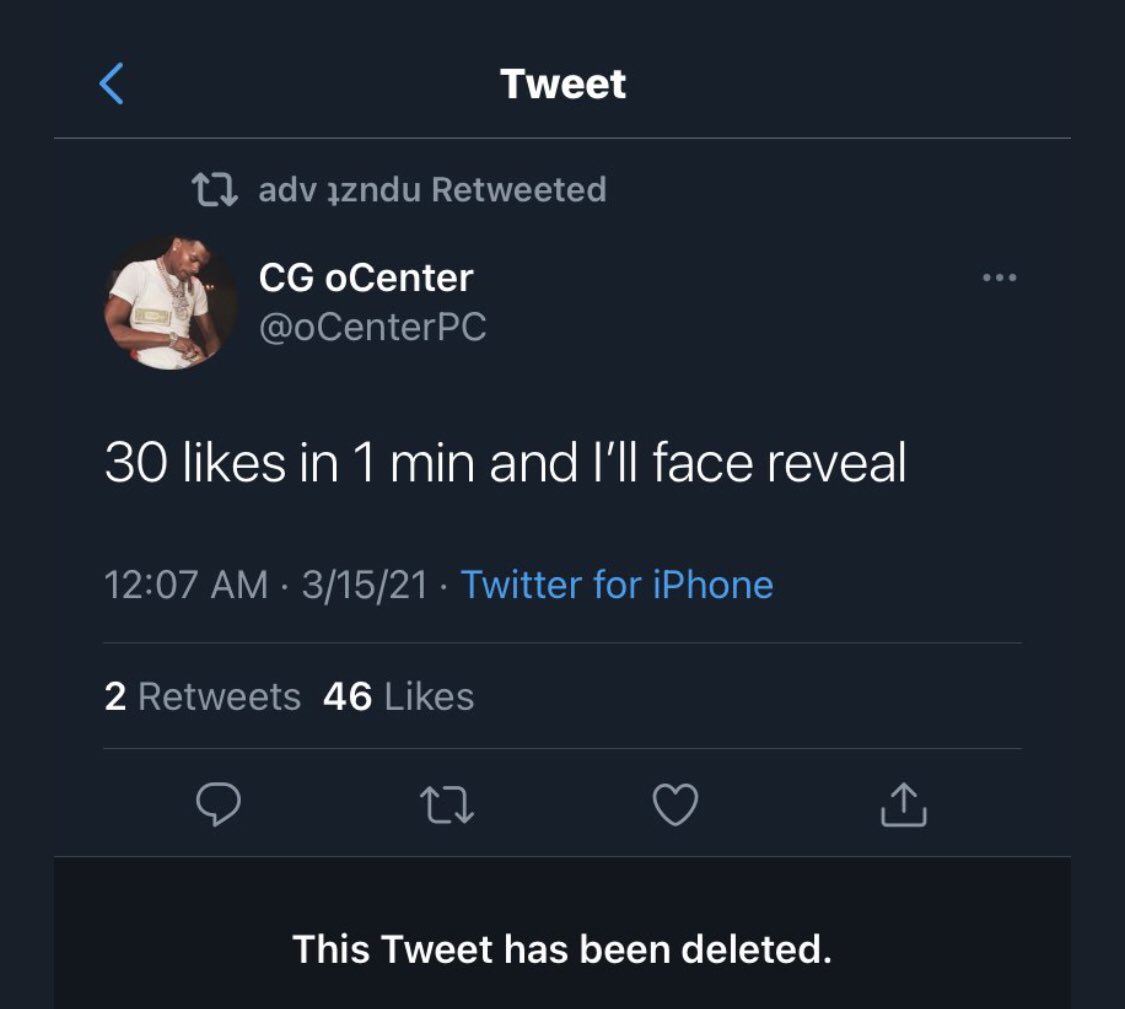 Bro? How u gonna scam a face reveal too🤨