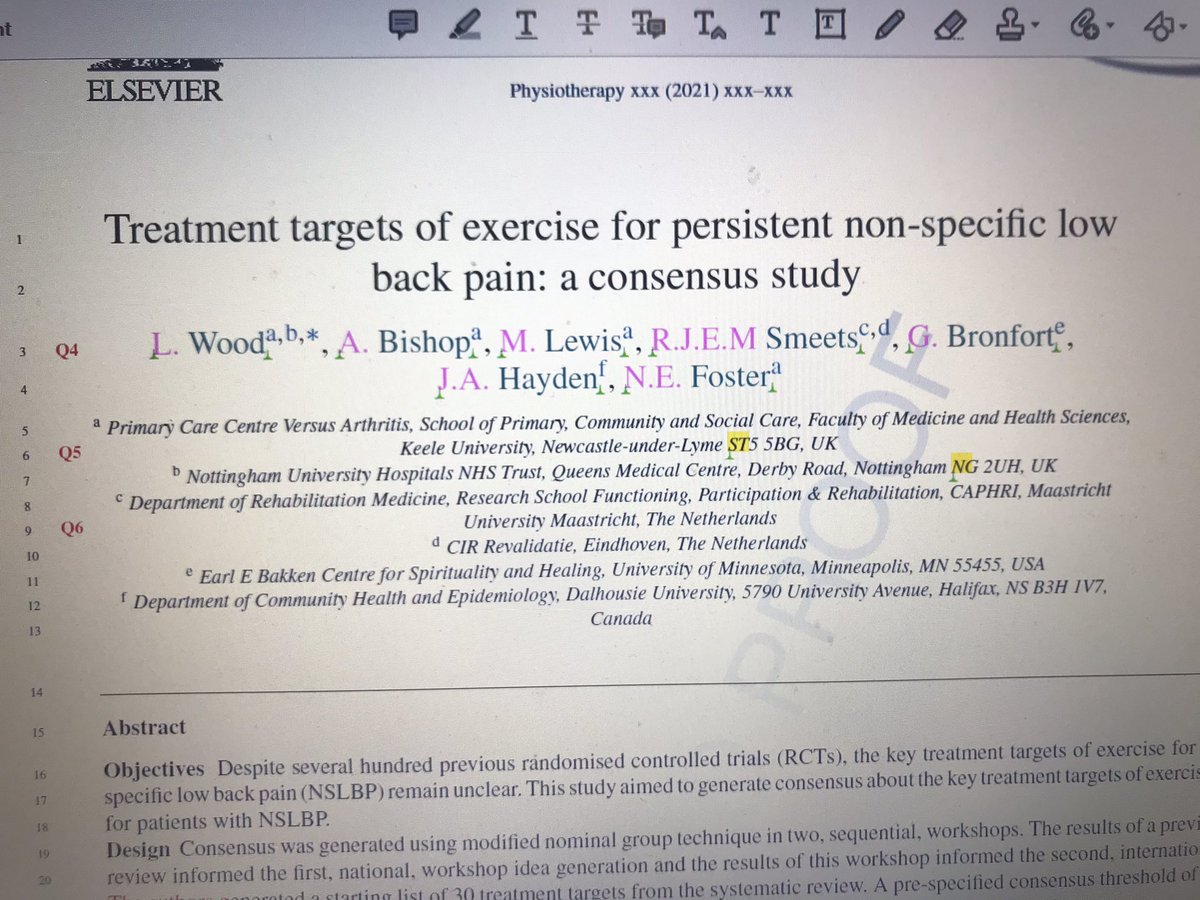 WoodwicksLianne's tweet image. A good start to the week! finalising proofs of the consensus workshops agreeing the treatment targets of exercise for #lowbackpain- it’s exciting to see something evolve @JillAHayden @SoM_Research