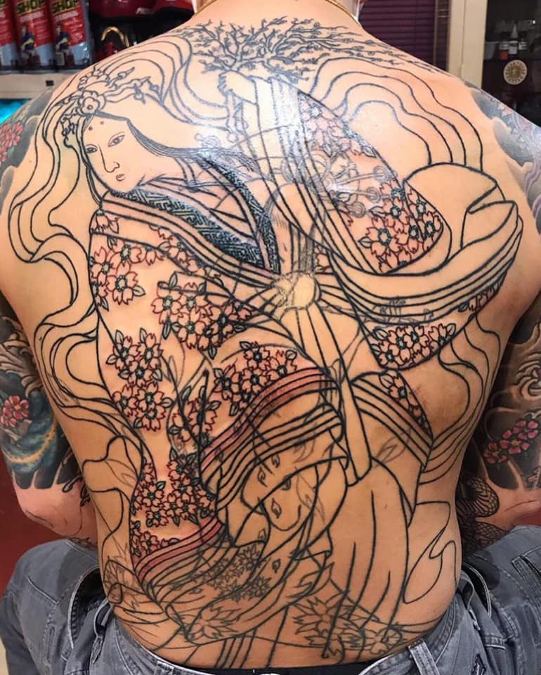 木花咲耶姫（cover） / MAKOTO #hocuspocustattoo #tattoo #ink #inked