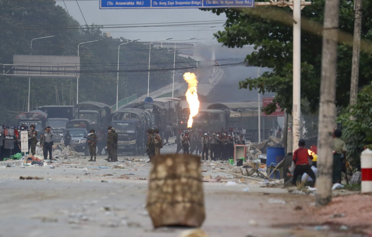 Myanmar_Now_Eng's tweet photo. Nearly 60 dead in one day in junta’s brutal assault on Yangon

Doctors and rescue workers fear that the death toll will continue to rise as further information becomes available.  
#WhatsHappeningInMyanmar 

https://t.co/d0V41aMivY https://t.co/Ll1z5jL74m