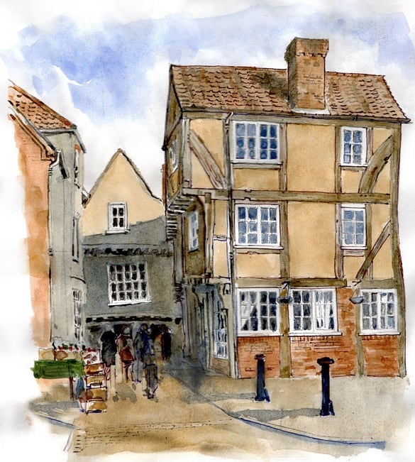 New Drawing Challenge
Draw this beautiful old building in your style!
#drawlittleshambles #drawitinyourstyle

instagram.com/p/CMXSzXbHgQJ/
Located in Little Shambles, #York
#theshambles #drawing #sketching #urbansketch #photosofengland #loveengland #discoverbritain