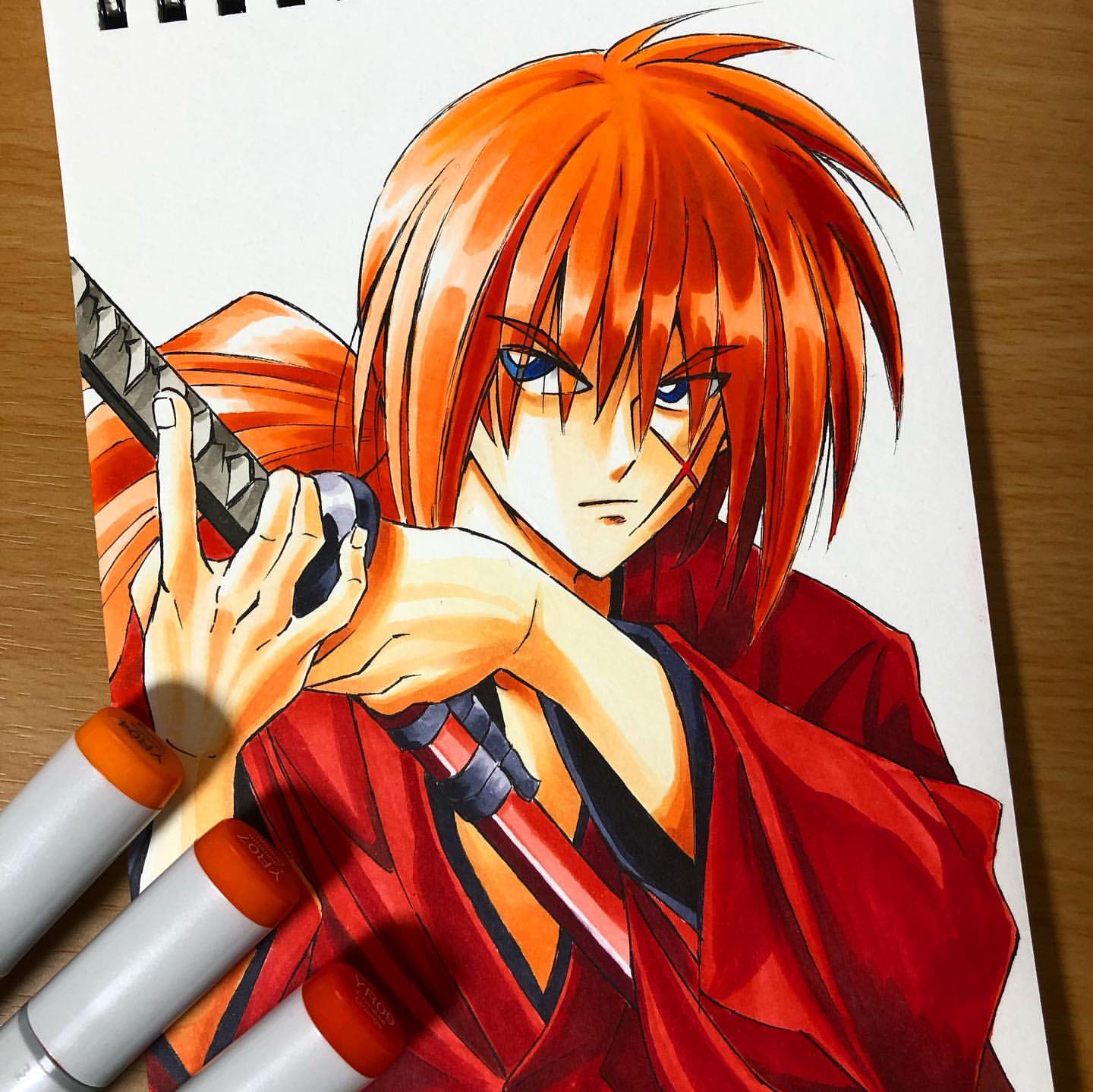 Kazz Art るろうに剣心 緋村剣心 描きました どうかな イラスト Illustration T Co Bks2qxcazb Twitter