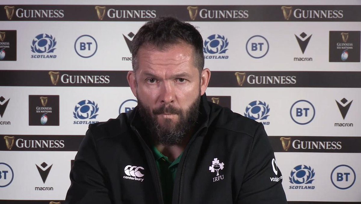 VIDEO Andy Farrell on James Lowe's defense performance against Scotland