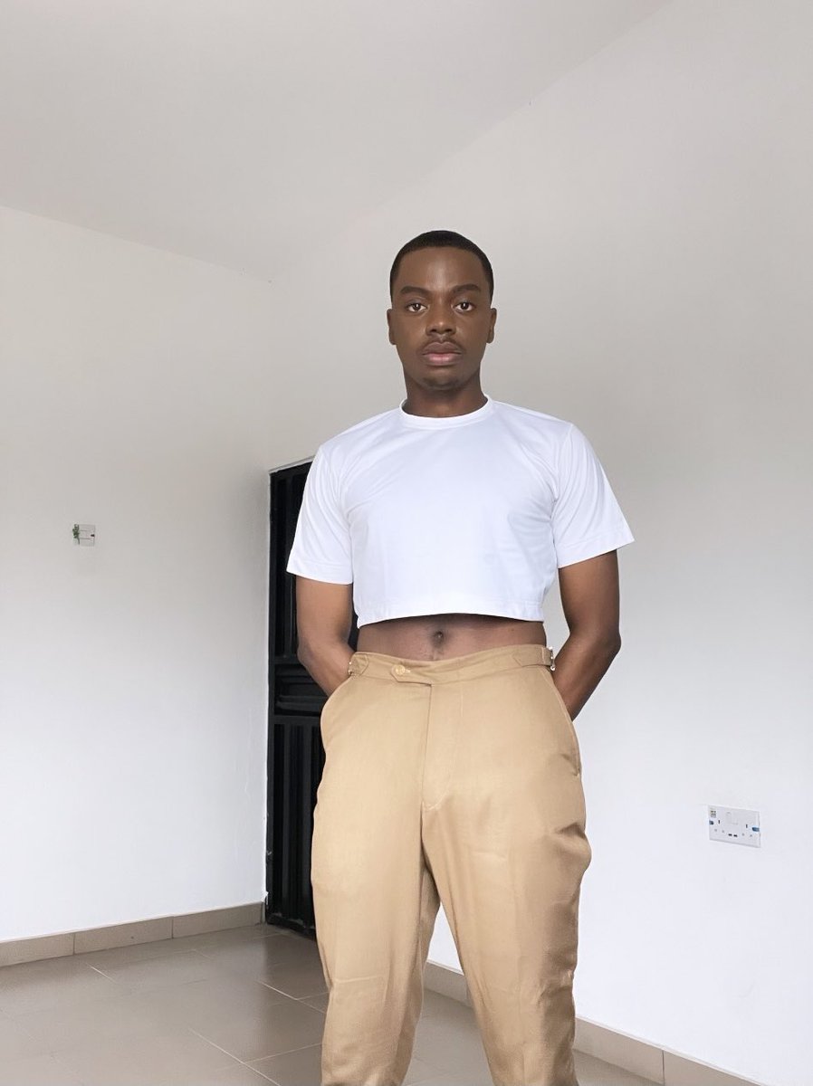 Enioluwa's tweet photo. Men in CropTops!🐈 https://t.co/8t5lfWHb8a