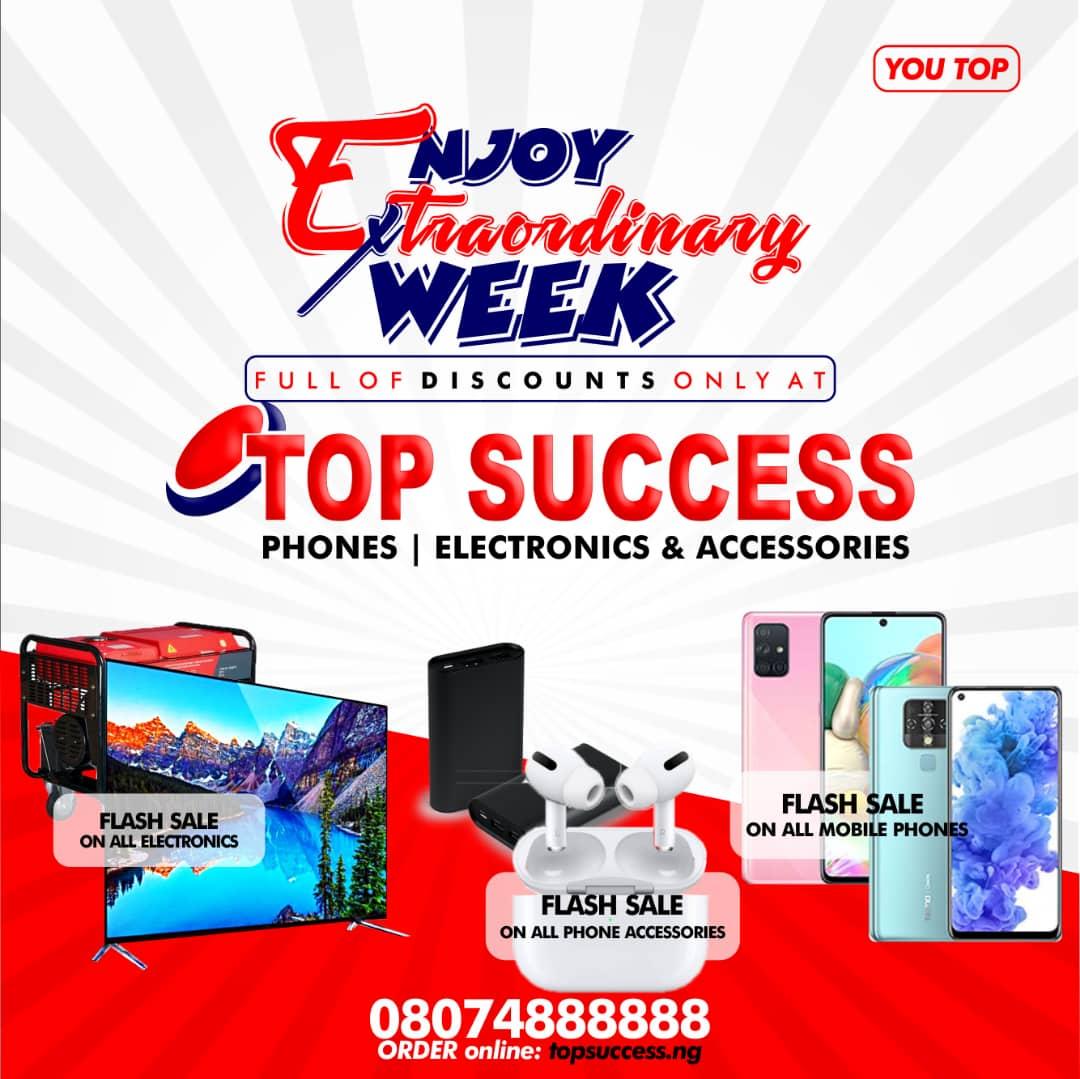 Topsuccessphone's tweet photo. Guess what package you've got, when you shop at any *TOPSUCCESS* store this week😃🛒💯🥰👆🏻.... Start and Enjoy your day with *TOPSUCCESS Extraordinary* 😁..... It's the week of *FLASH SALE* ✌🏼 https://t.co/Af7W2VUdyf