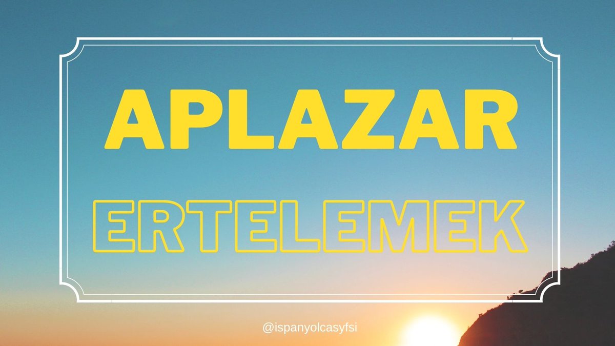 Günün kelimesi
#español #ispanyolca #aprendeespañol #spanish #ispanyolcaöğren