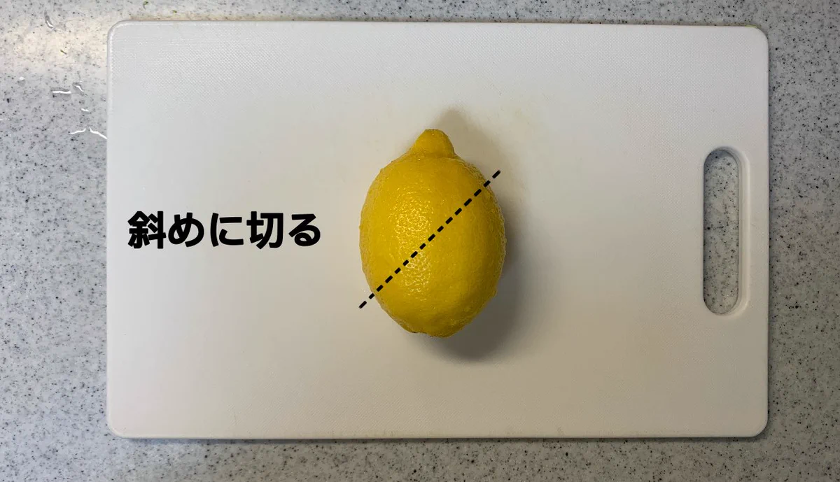 バイト先でも家庭でも使える裏技⁉絞りやすいレモンの切り方‼
