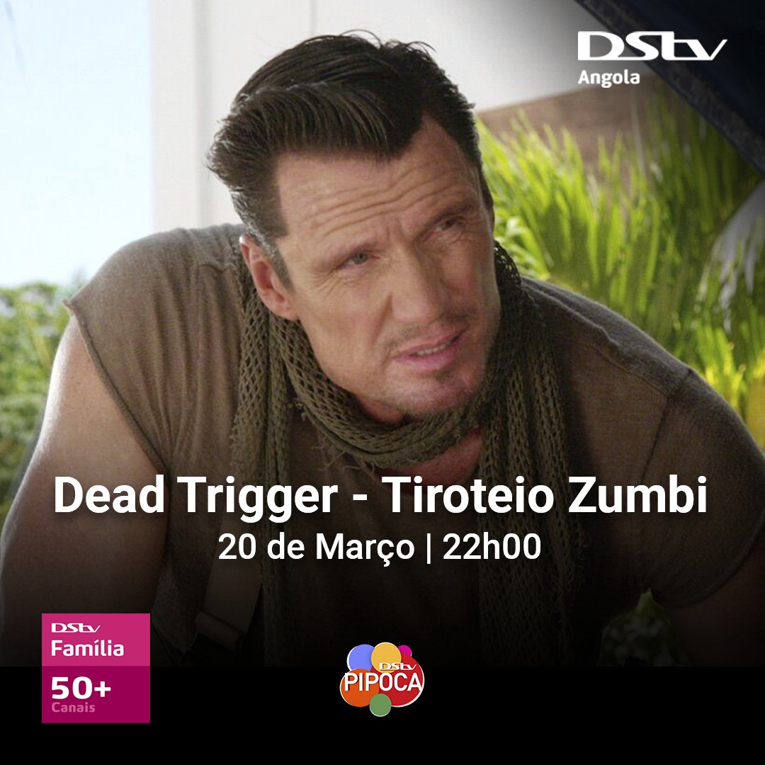 DStv_Angola's tweet image. Prepare-se para uma acção incessante neste grande filme! 👌
Um vírus misterioso matou bilhões e transformou muitos outros em zumbis sedentos de sangue. Assista ao Dead Trigger, amanhã, às 22h00, na DStv Pipoca, posição 559.📺👌

#dstvangola #deadtrigger #dstvpipoca