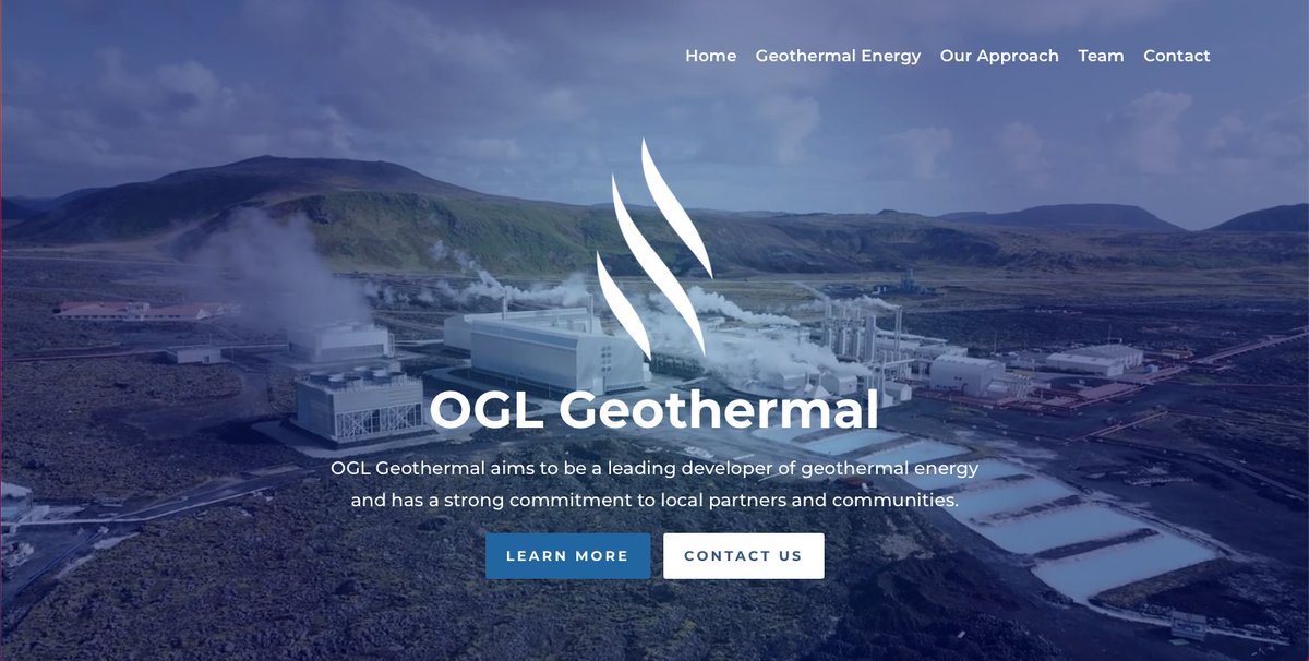 nextnorth's tweet image. One of our latest website launches for OGL Geothermal, specialising in the development of Geothermal energy sources preparing for the future of green energy. Check out their new website at ogl-geothermal.com