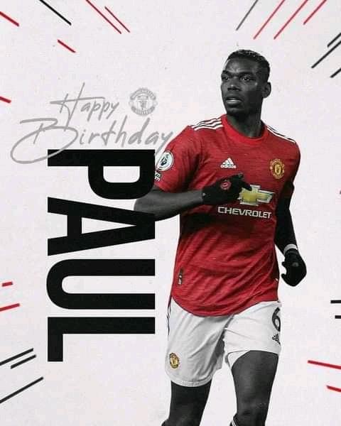 Happy birthday Paul Pogba. PP6 