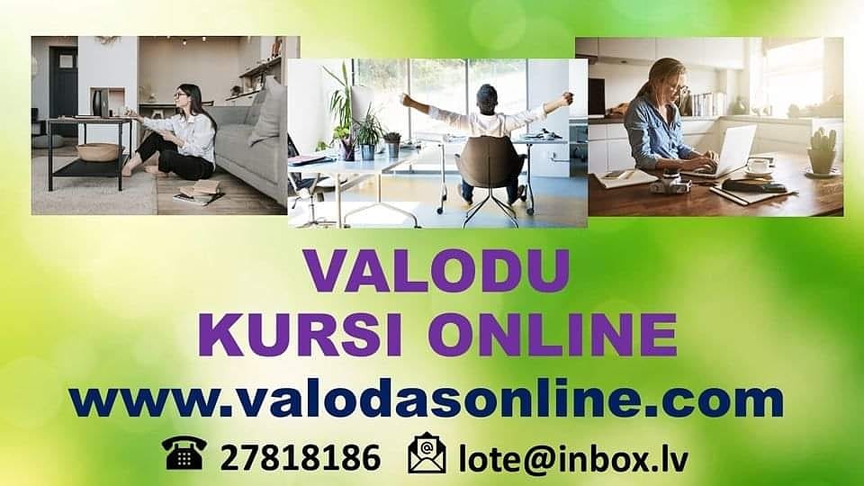 STUDY LINK (@studylinklv) on Twitter photo Valodu kursi ONLINE bērniem un pieaugušajiem.
Grupās un individuāli. Rīta un vakara grupas.
ANGĻU VALODA
VĀCU VALODA
SPĀŅU VALODA
LATVIEŠU VALODA
KRIEVU VALODA
FRANČU VALODA
valodasonline.com
T.27818186 vai lote@inbox.lv Valodu kursi ONLINE bērniem un pieaugušajiem.
Grupās un individuāli. Rīta un vakara grupas.
ANGĻU VALODA
VĀCU VALODA
SPĀŅU VALODA
LATVIEŠU VALODA
KRIEVU VALODA
FRANČU VALODA
valodasonline.com
T.27818186 vai lote@inbox.lv