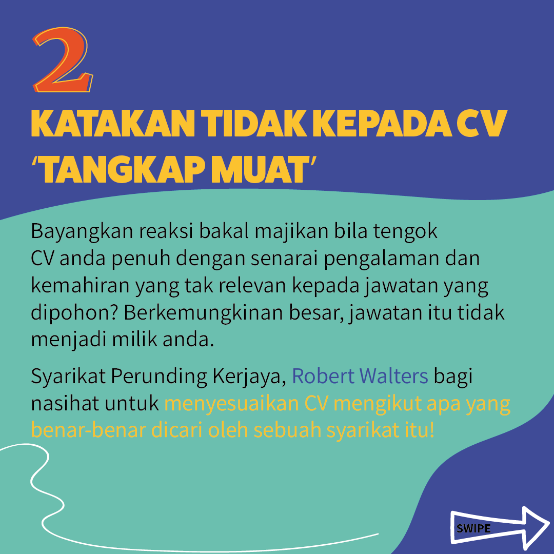 impactdotmy's tweet photo. Siapa tahu menulis resume atau CV yang meyakinkan? Melalui program Impact Takeover x #GoDigitalASEAN , kami nak ajar anda kemahiran digital khususnya untuk belia yang sedang mencari kerja! https://t.co/S86OhAX5qq
