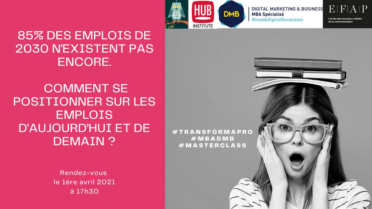 Découvrez comment le secteur de la formation professionnelle évalué pour répondre à besoins du monde 
#Masterclass #TransFormaPro #MBADMB <a href="/GregoryMi123/">Gregory Mi</a> <a href="/ArnaultChatel/">Arnault Chatel</a> <a href="/YuliaPla/">Yulia Plakhotnyuk</a>