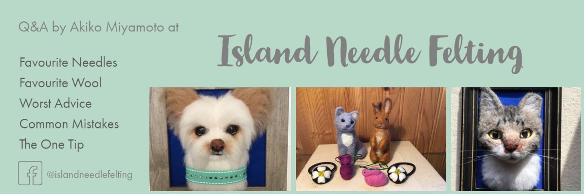 Thefeltbox's tweet photo. Akiko Miyamoto - Island Needle Felting about Needle Felting https://t.co/stuAB1YFCA https://t.co/yRugoh7EFr